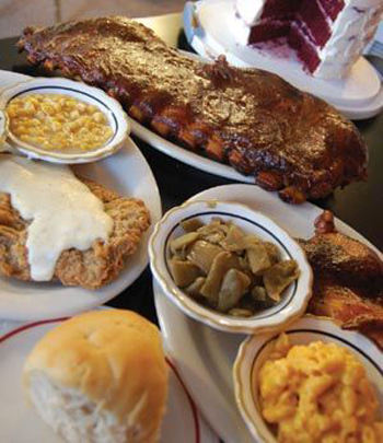 Jeff's Family Friendly Restaurant offers a variety of slow-cooked southern dishes.