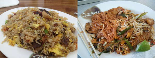The International Grocery serves up a variety of rice and noodle dishes
