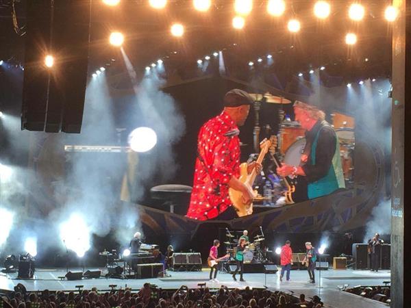 Buddy Guy joined the Rolling Stones onstage at Summerfest