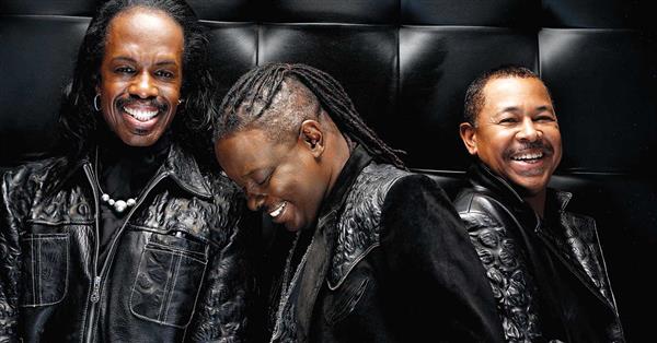 Verdine White, Philip Bailey and Ralph Johnson of Earth, Wind & Fire