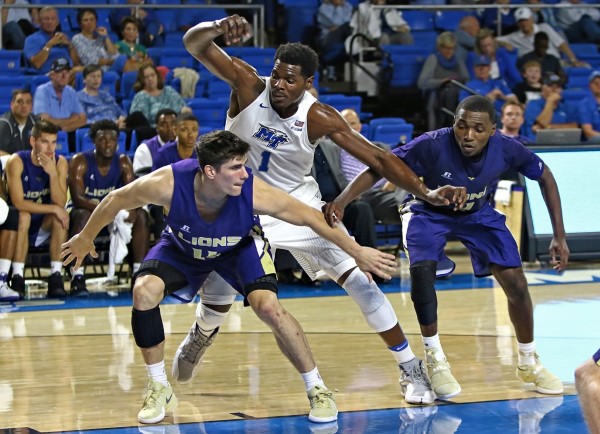 MTSU has a new big man in the paint with the arrival of Brandon Walters. Photos courtesy goblueraiders.com.