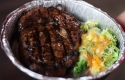 Steak with broccoli