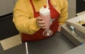 The milkshake counter at Reeves Sain
