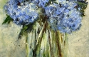 Blue Hydrangeas by Mary Miller Veazie