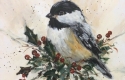 Christmas Chickadee by Mary Miller Veazie