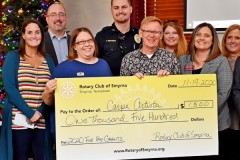 The Rotary Club of Smyrna 2020 Wings of Freedom Fish Fry raised $1,500 for Carpe Artista