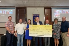 The Rotary Club of Smyrna 2020 Wings of Freedom Fish Fry raised $2,500 for the Second Harvest Food Bank