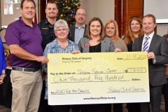 The Rotary Club of Smyrna 2020 Wings of Freedom Fish Fry raised $1,500 for the Smyrna Senior Center
