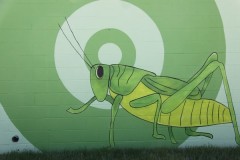 Ryan Frizzell and Meagan Armes Mural at the Bug Man
