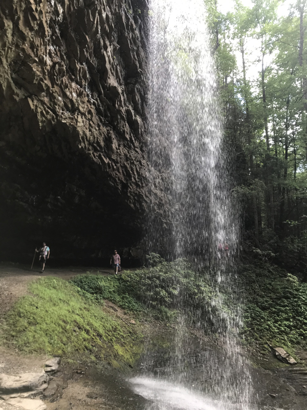 Upper Piney Falls: A Journey Behind a Tennessee Waterfall Provides a ...