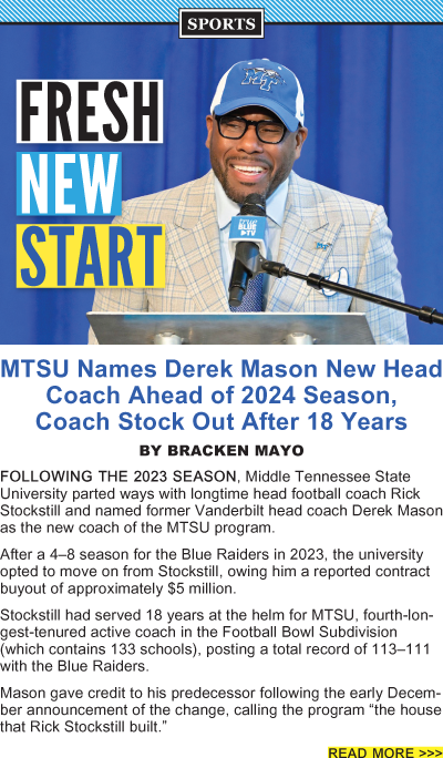 MTSU Names Derek Mason New Head Coach