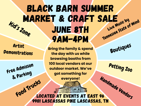 Events at East 96 / Black Barn Market & Craft Sale